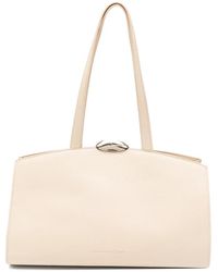 Benedetta Bruzziches - Large Serena Grained-Leather Tote Bag - Lyst