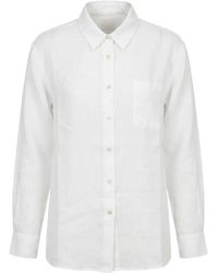 120% Lino - Long-Sleeve Linen Shirt - Lyst