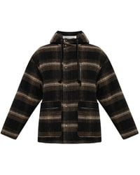 Isabel Marant - Kiril Hooded Check Jacket - Lyst