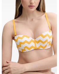 Chantelle - Totem Chevron-Print Bikini Top - Lyst