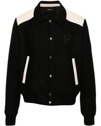 Amiri - Wool Blend Bomber Jacket - Lyst