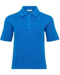 JW Anderson - ケーブルニット ポロシャツ - Lyst