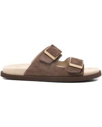 Brunello Cucinelli - Leather Sandals - Lyst