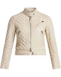 Tom Ford - Quilted Leather Biker Jacket - Lyst