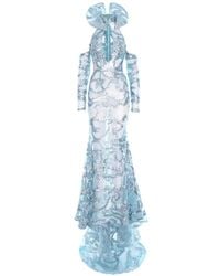 MITILIANE COUTURE - Embroidered Maxi Dress - Lyst