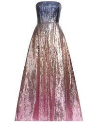 Elie Saab - Sequin-Embellishment Maxi Dress - Lyst