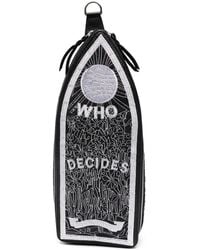 Who Decides War - Wdw Leather Messenger Bag - Lyst