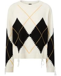 Pinko - Pullover Mit Argyle-Muster - Lyst