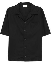 Yes London - Camp-Collar Short-Sleeve Shirt - Lyst