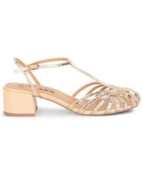 Bibi Lou - Serabi Crystal-Embellished Cage Sandals - Lyst
