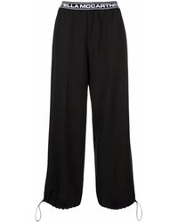 Stella McCartney - Logo-Waistband Balloon Trousers - Lyst