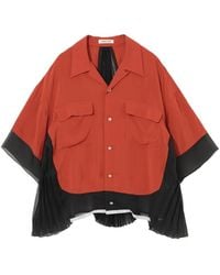Undercover - Pocket Pleated Blouse - Lyst