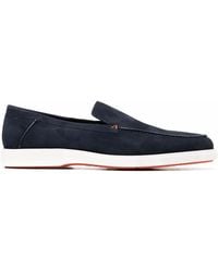 Santoni - Antoni Leather Moccasin - Lyst