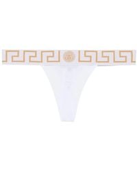 Versace - Slip Con Greca - Lyst