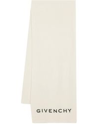 Givenchy - Gestrickter Schal mit Logo-Print - Lyst
