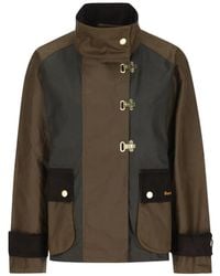 Barbour - Hazelwood Corduroy-Trim Lobster-Claw Jacket - Lyst