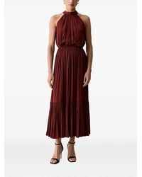 Morgan - Pleated Midi Dress - Lyst