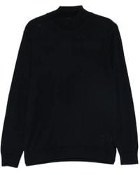 Alberto Gozzi - High-Neck Wool Sweater - Lyst