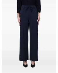 Max Mara - Pantalon En Jersey Stretch À Lien De Resserrage - Lyst
