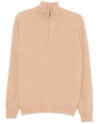 SERGIO MORETTI FIRENZE - Half-Zip Sweater - Lyst