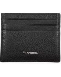 La Martina - Logo-Plaque Leather Card Holder - Lyst