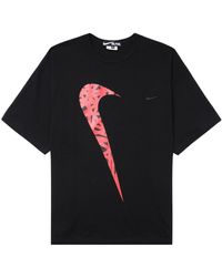 COMME DES GARÇON BLACK - X Nike Logo-print T-shirt - Lyst