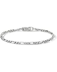 David Yurman - Sterling Open Station Box Chain Bracelet (3Mm) - Lyst
