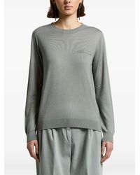 Peserico - Embellished-Pocket Sweater - Lyst