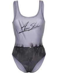 Acne Studios - Printed Swimsuit - Lyst