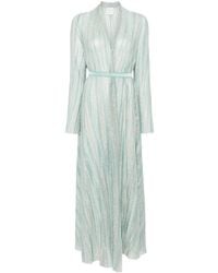 Forte Forte - Robe Mi-Longue À Effet Métallisé - Lyst