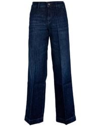 CIGALA'S - Pressed-Crease Wide-Leg Jeans - Lyst