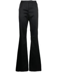 Tom Ford - Flared Satin Trousers - Lyst