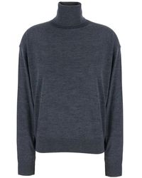 Semicouture - Freda Roll-Neck Wool Sweater - Lyst