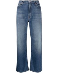 Mother - The Dodger Ankle Cropped Straight-leg Jeans - Lyst