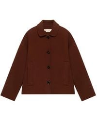 Marni - Single-Breasted Logo-Embroidered Jacket - Lyst
