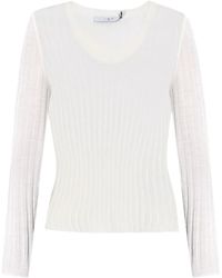 IRO - Haut À Design Côtelé En Laine - Lyst