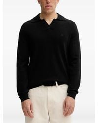 Marc O' Polo - V-Neck Logo Sweater - Lyst