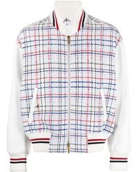 Thom Browne - Gingham-Check Bomber Jacket - Lyst