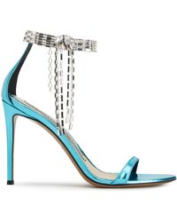 Alexandre Vauthier - 105mm Crystal-embellished Sandals - Lyst
