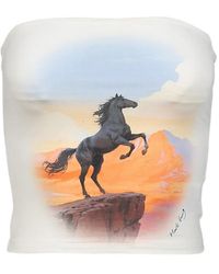 Markgong - Horse-Print Tube Top - Lyst