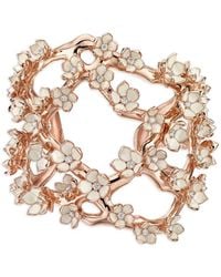 Shaun Leane - 18K Rose And Sterling Cherry Blossom Diamond And Pearl Bracelet - Lyst