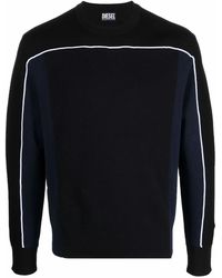 DIESEL - K-Wichita Piped Sweatshirt - Lyst