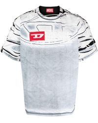 DIESEL - Camiseta T-Ox con efecto de tiza - Lyst