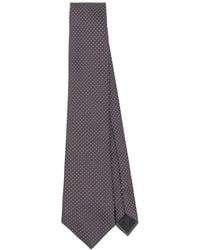 ZEGNA - Cravatta Con Motivo Geometrico Jacquard - Lyst