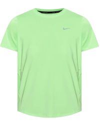 Nike - Logo-Print Mesh-Panel T-Shirt - Lyst