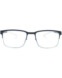 Mykita - Rectangle-Frame Metal Glasses - Lyst