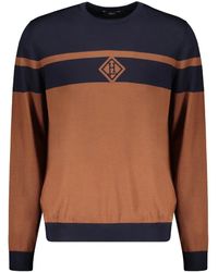 Herno - Crew-Neck Virgin Wool Sweater - Lyst