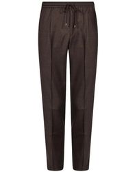 Briglia 1949 - Wimbledon Drawstring Pressed-Crease Trousers - Lyst
