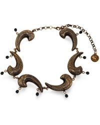 Etro - Choker Necklace With Arnica Paisley - Lyst