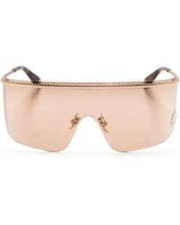 Roberto Cavalli - Logo-Plaque Oversize-Frame Sunglasses - Lyst